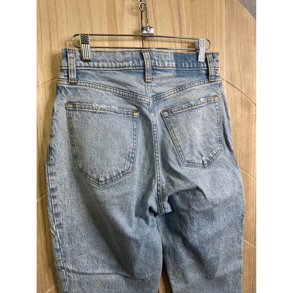 Abercrombie & Fitch The 90s Straight Ultra High Rise Curve Love Jeans Light Wash - Picture 7 of 10